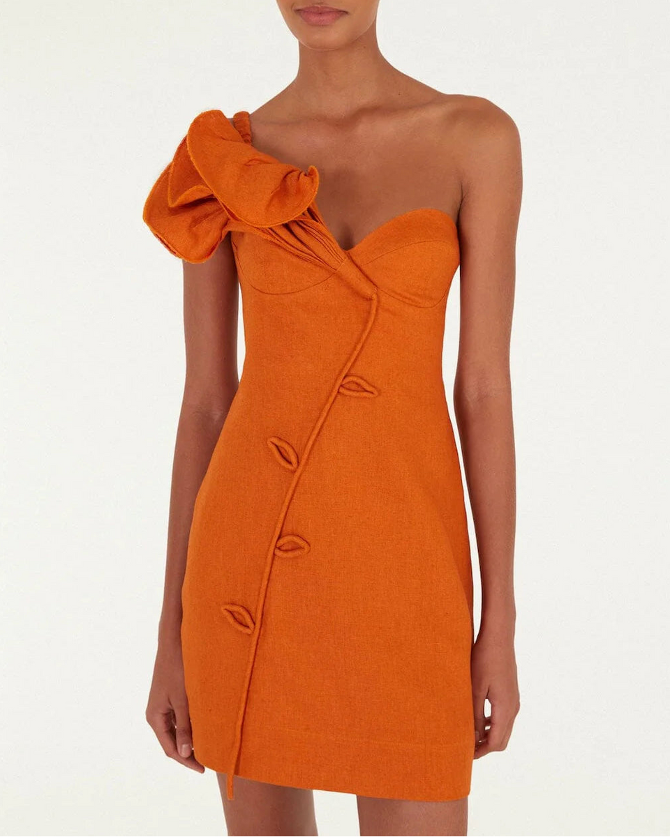 farm rio orange pineapple love mini dress Farm Rio Orange Above Knee & Mini Dresses for Women