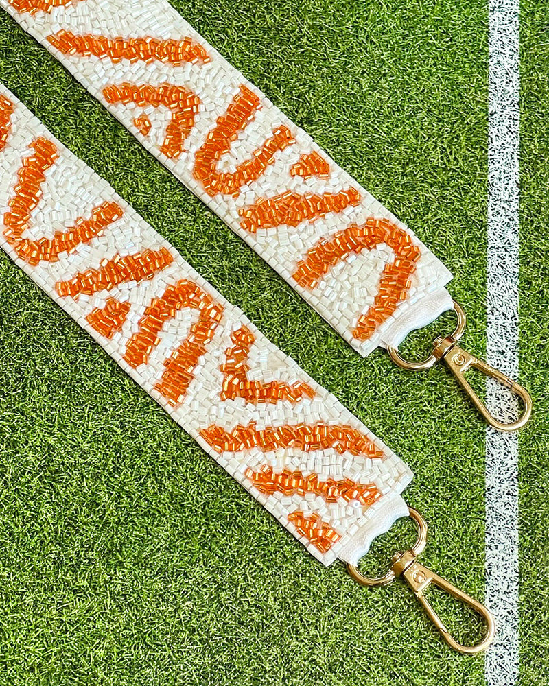 Clemson Beaded Purse Strap