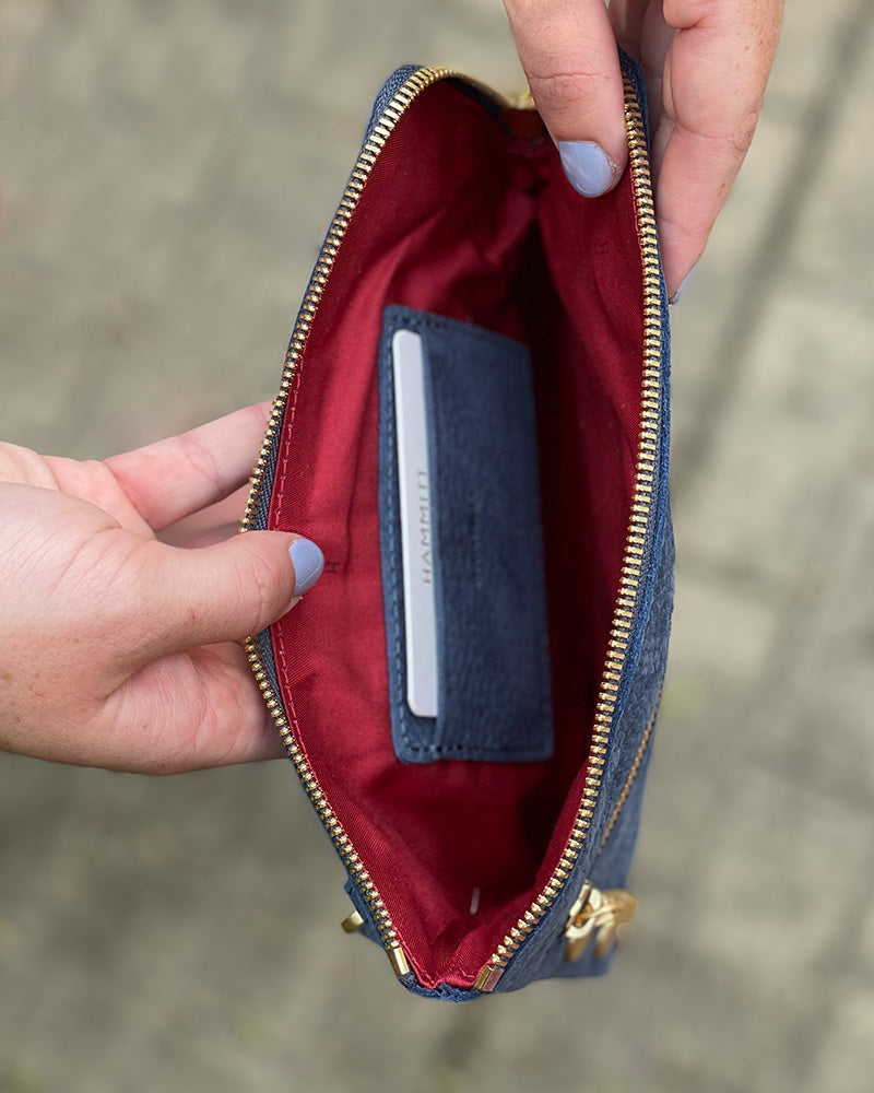 Hammitt Nash Small Convertible Suede Top Zip Rivet Crossbody Bag
